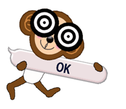 XOXO Monkeys4-1 sticker #9751574