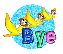 XOXO Monkeys4-1 sticker #9751575