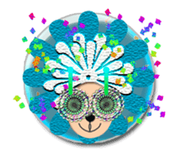 XOXO Monkeys5-1 sticker #9751620