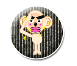 XOXO Monkeys5-1 sticker #9751629