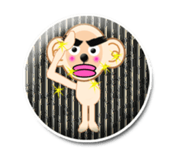 XOXO Monkeys5-1 sticker #9751629