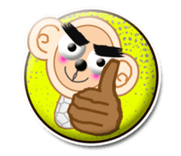 XOXO Monkeys5-1 sticker #9751645