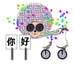 XOXO Monkeys5-1 sticker #9751646