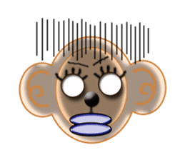 XOXO Monkeys5-1 sticker #9751650