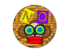 PRISCILLA!monkeys3-1 sticker #9751868