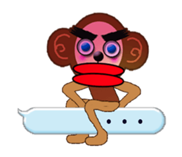 PRISCILLA!monkeys3-1 sticker #9751875