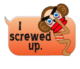 PRISCILLA!monkeys3-1 sticker #9751892