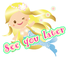 Happy Mermaid sticker #9752225