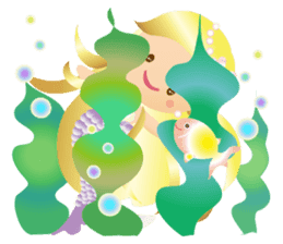 Happy Mermaid sticker #9752233