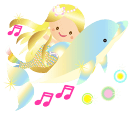 Happy Mermaid sticker #9752234