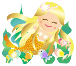 Happy Mermaid sticker #9752239
