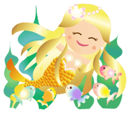 Happy Mermaid sticker #9752239