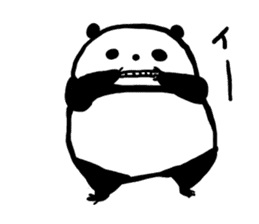 Kansai accent sticker of a panda sticker #9752578