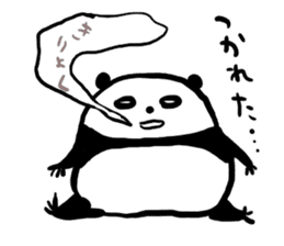 Kansai accent sticker of a panda sticker #9752599