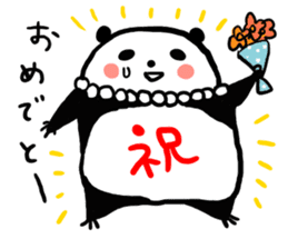 Kansai accent sticker of a panda sticker #9752600