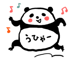 Kansai accent sticker of a panda sticker #9752605