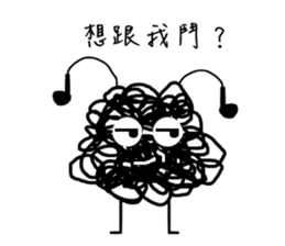 Tangled Mesi sticker #9754000