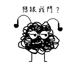 Tangled Mesi sticker #9754000