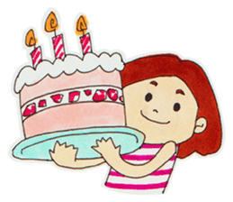 Short Bob Girl sticker #9754101