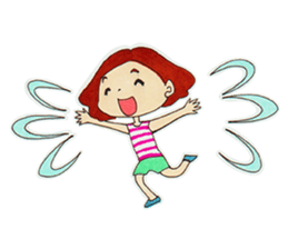 Short Bob Girl sticker #9754102