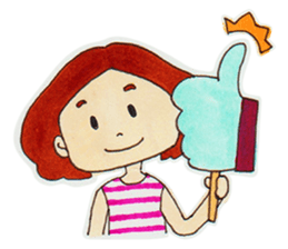 Short Bob Girl sticker #9754103