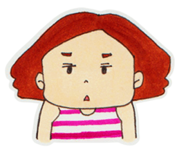 Short Bob Girl sticker #9754109