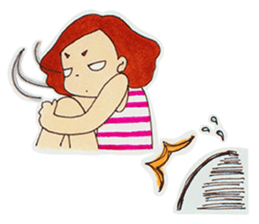 Short Bob Girl sticker #9754113