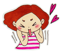 Short Bob Girl sticker #9754127