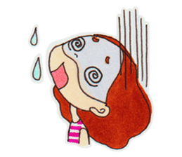 Short Bob Girl sticker #9754130