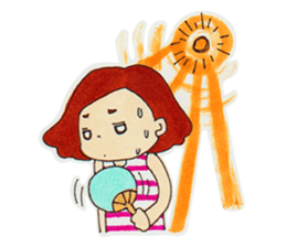 Short Bob Girl sticker #9754131