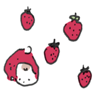 one strawberry sticker #9755023