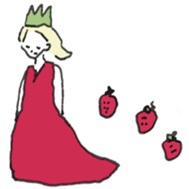 one strawberry sticker #9755041