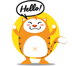 Woody the cat sticker #9755210