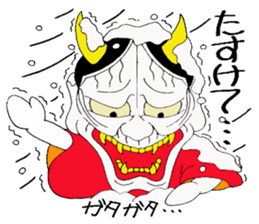 Cute Japanese demon 3 sticker #9755354