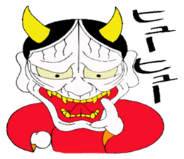 Cute Japanese demon 3 sticker #9755356