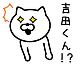CAT for YOSHIDA sticker #9757253