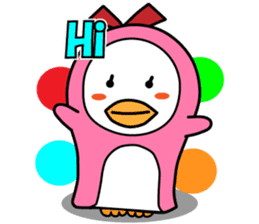 Heartwarming penguins (English) sticker #9757296