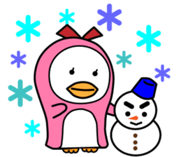 Heartwarming penguins (English) sticker #9757324