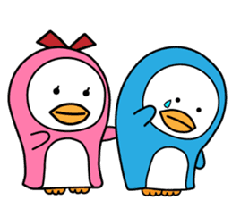 Heartwarming penguins (English) sticker #9757335