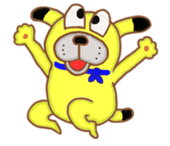 happydog potchi sticker #9757336
