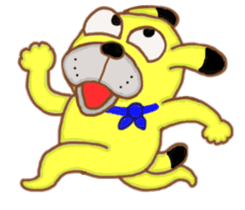 happydog potchi sticker #9757337