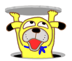 happydog potchi sticker #9757338