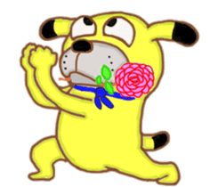 happydog potchi sticker #9757342