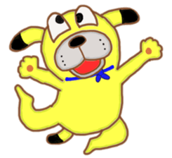 happydog potchi sticker #9757343