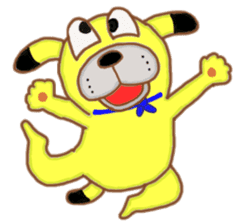 happydog potchi sticker #9757343
