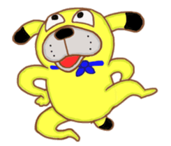 happydog potchi sticker #9757345