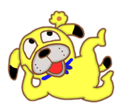 happydog potchi sticker #9757346