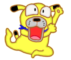 happydog potchi sticker #9757348
