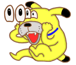 happydog potchi sticker #9757353