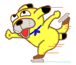happydog potchi sticker #9757354
